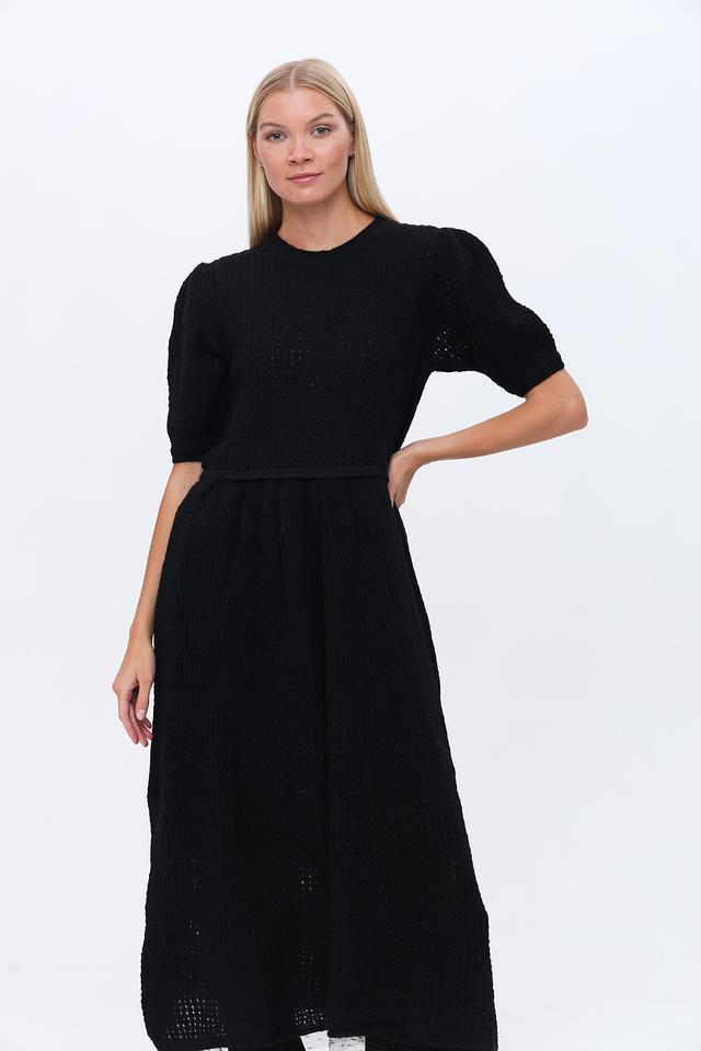 Платье Silvian Heach чёрное с рукавами 3/4