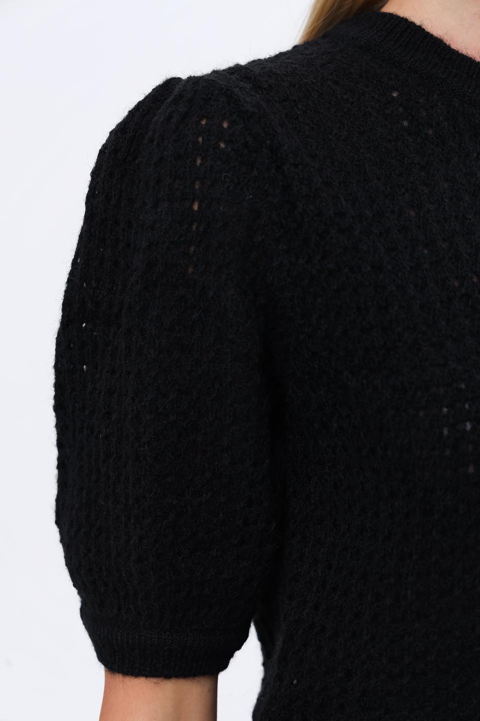 Платье Silvian Heach чёрное с рукавами 3/4