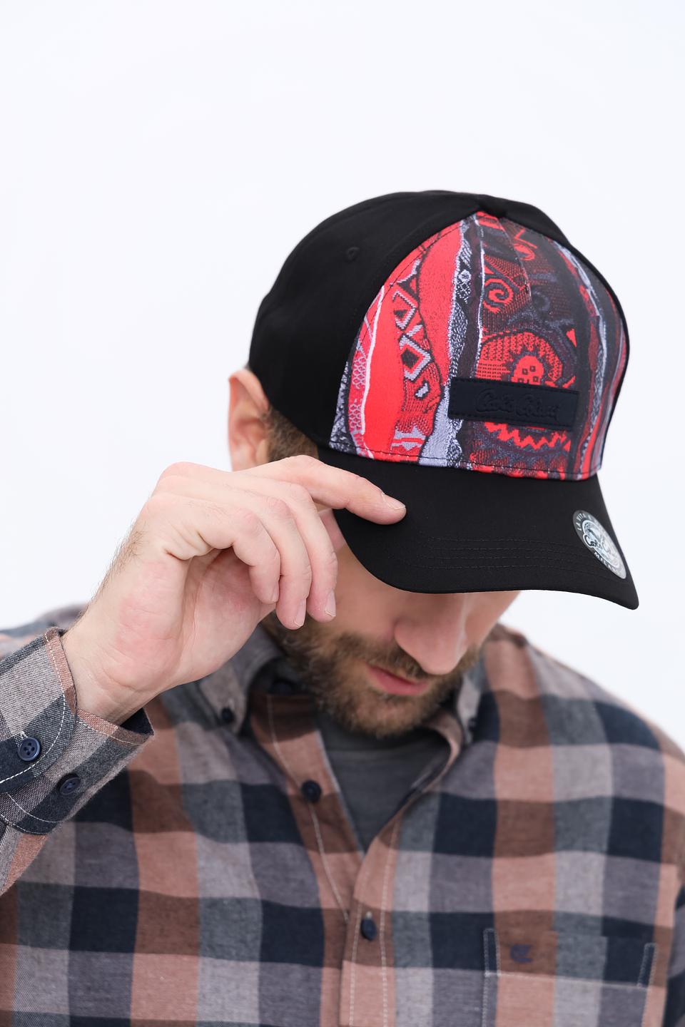 Бейсболка Carlo Colucci с принтом