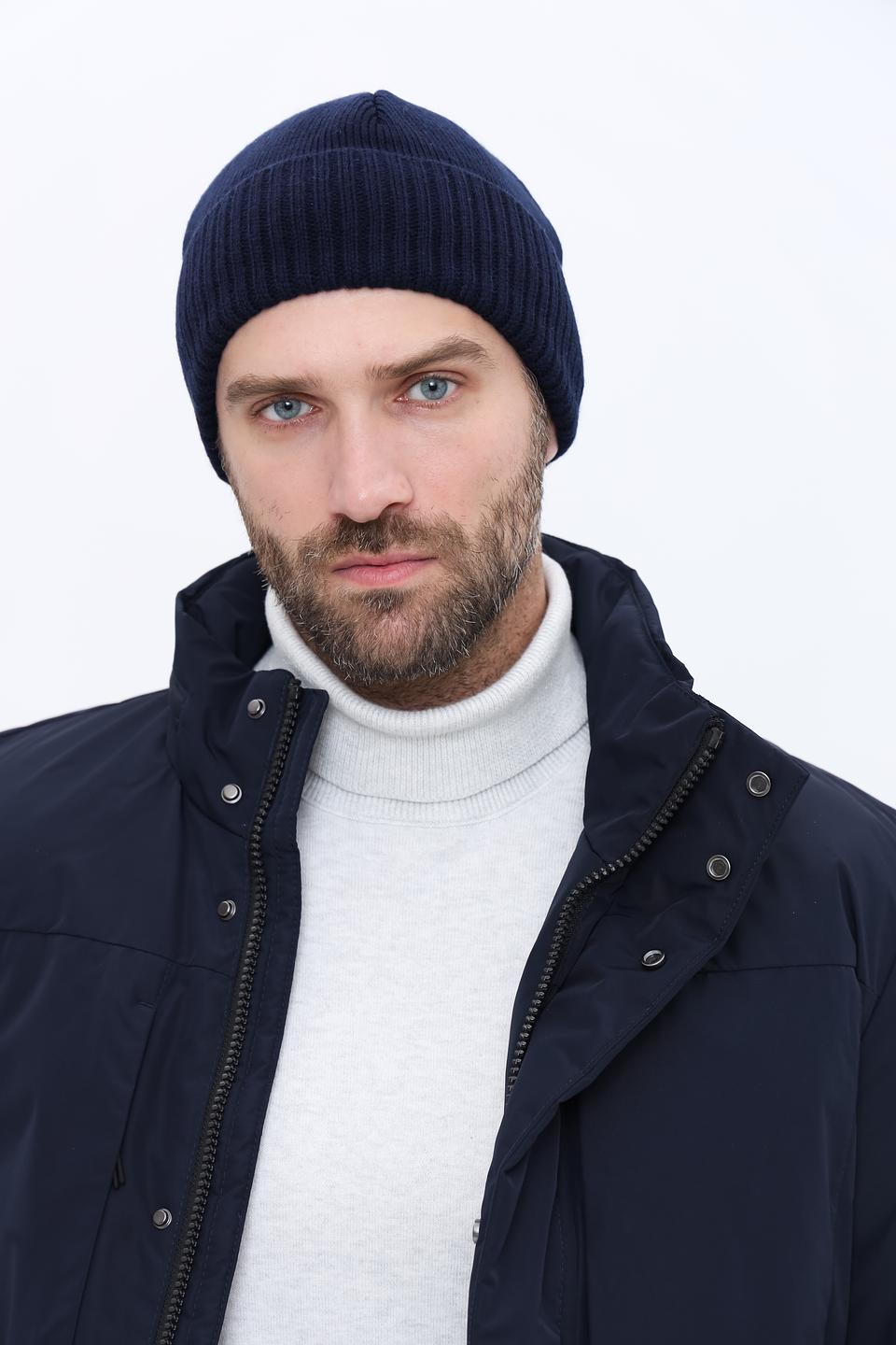 Шапка Marhatter мужская синяя