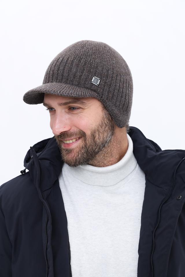 Шапка Marhatter вязаная серая