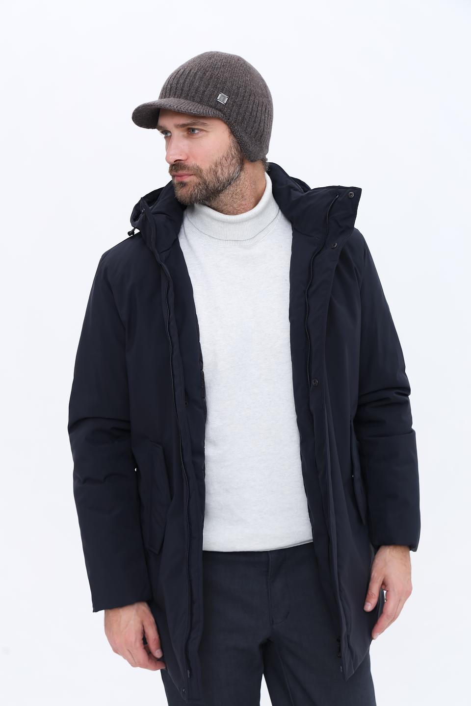 Шапка Marhatter вязаная серая