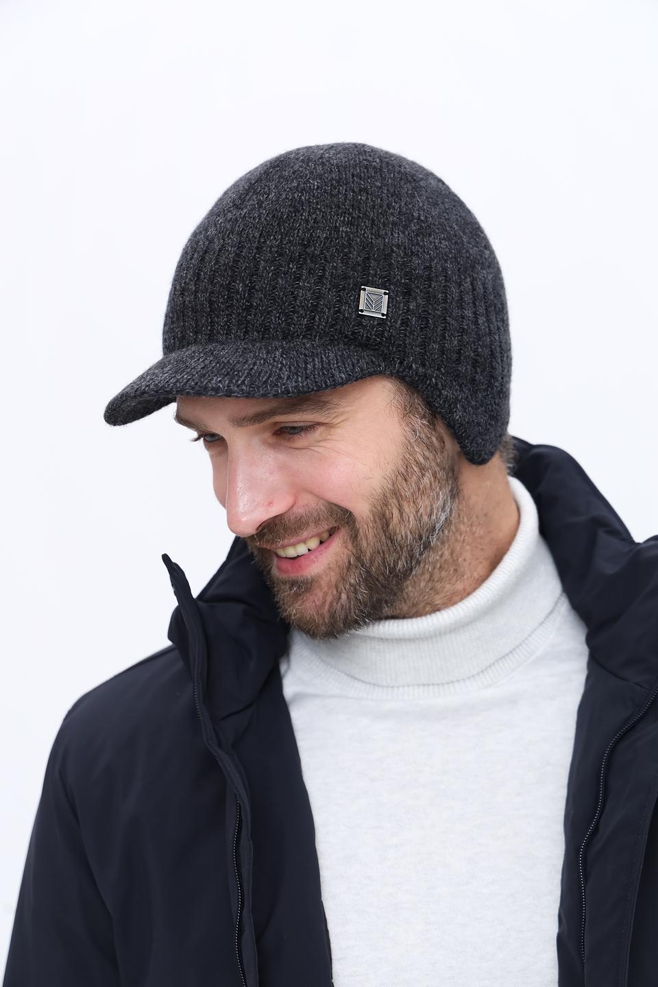 Шапка Marhatter мужская серая