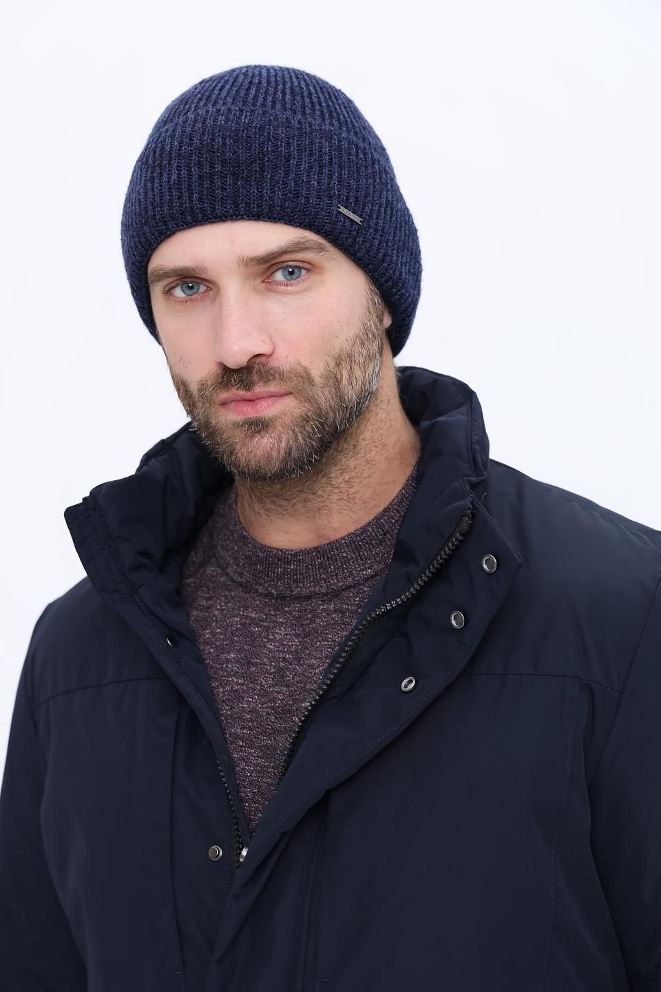 Шапка Marhatter мужская синяя