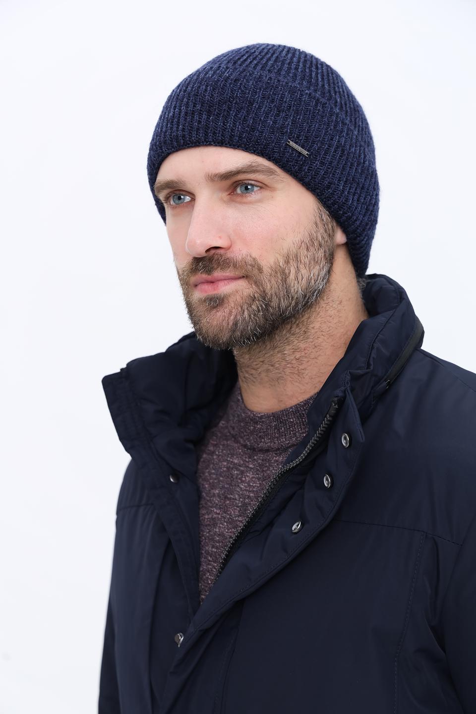 Шапка Marhatter мужская синяя