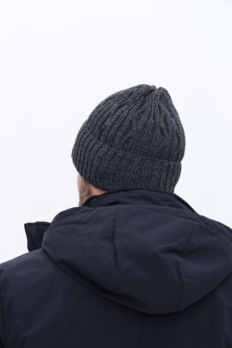 Шапка Marhatter мужская серая