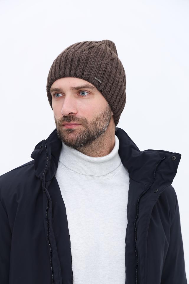 Шапка Marhatter мужская коричневая