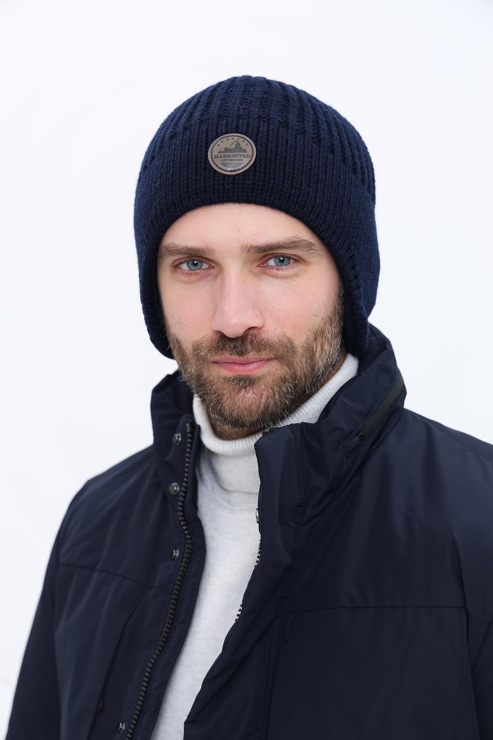 Шапка Marhatter мужская синяя