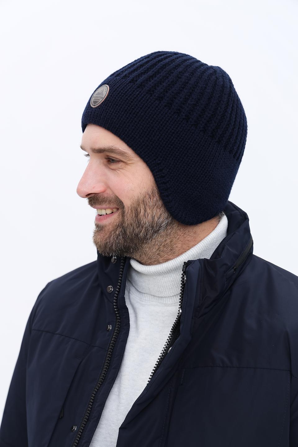 Шапка Marhatter мужская синяя