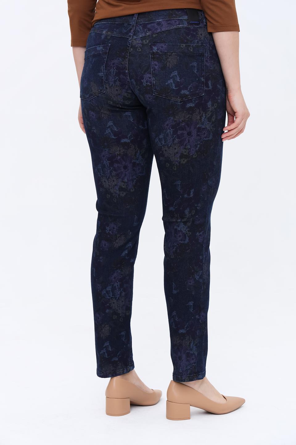 Джинсы Zerres с цветочным принтом