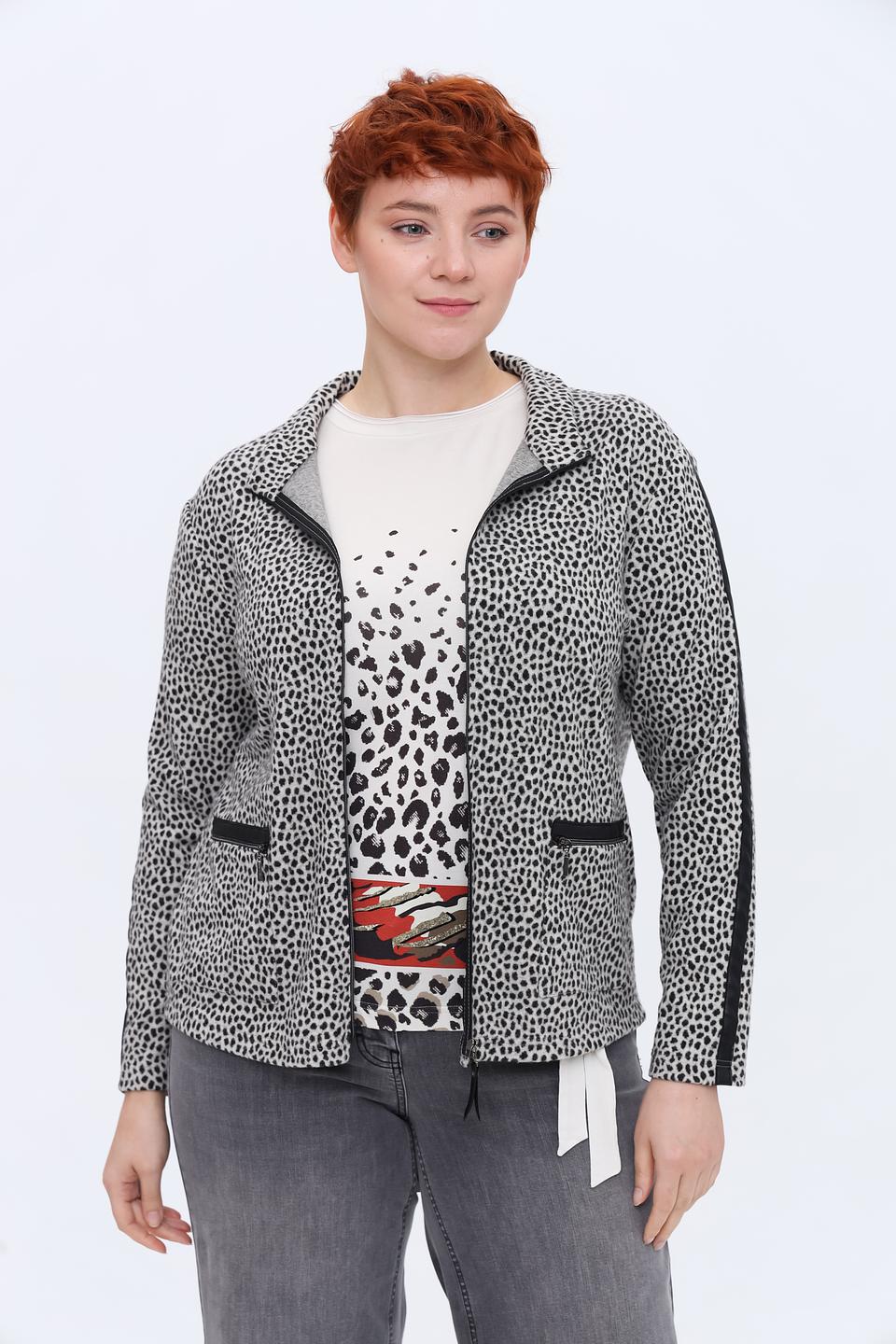 Жакет Frank Walder с леопардовым принтом