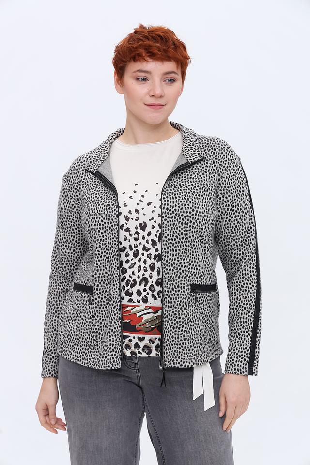 Жакет Frank Walder с леопардовым принтом