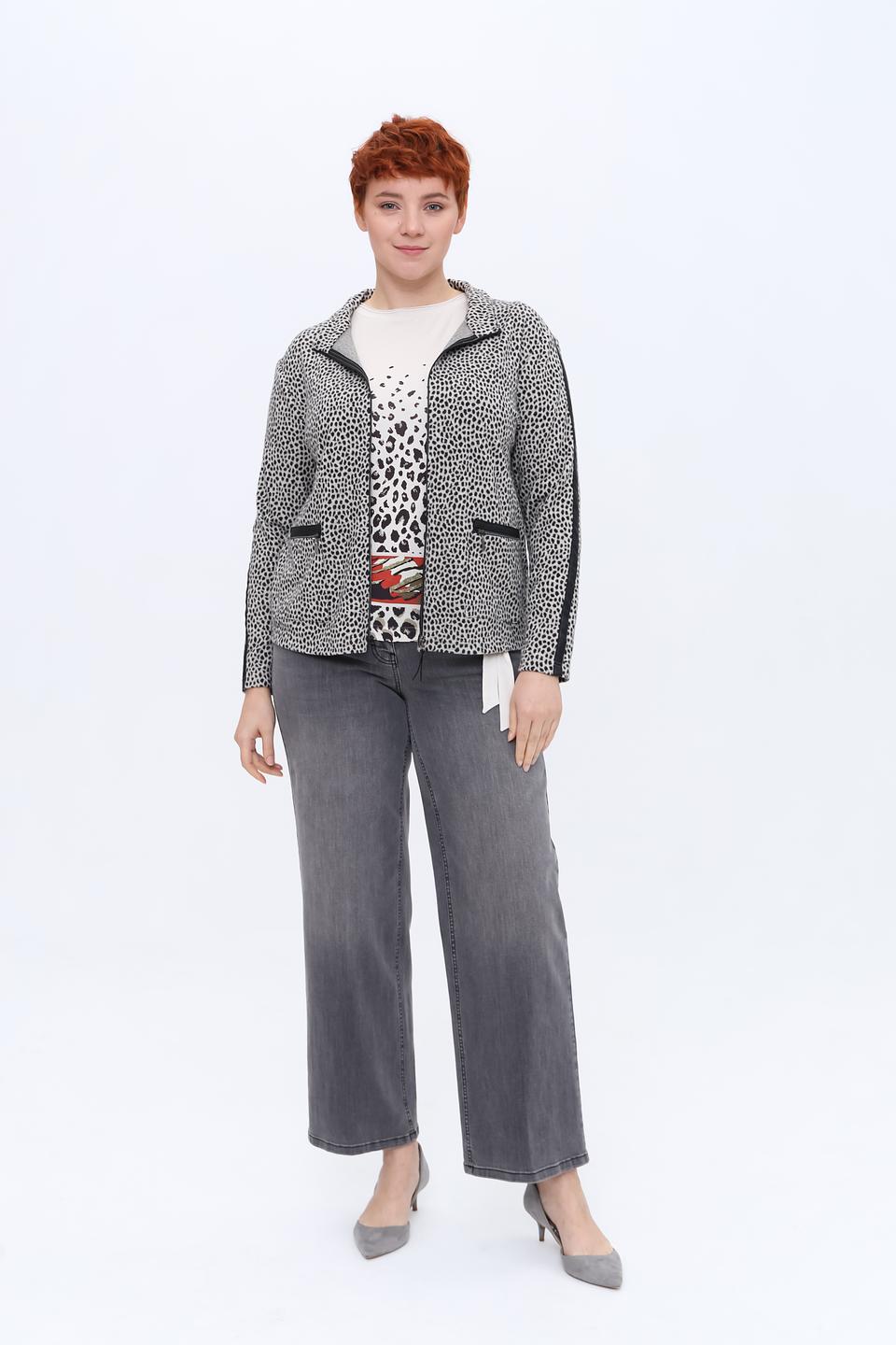 Жакет Frank Walder с леопардовым принтом