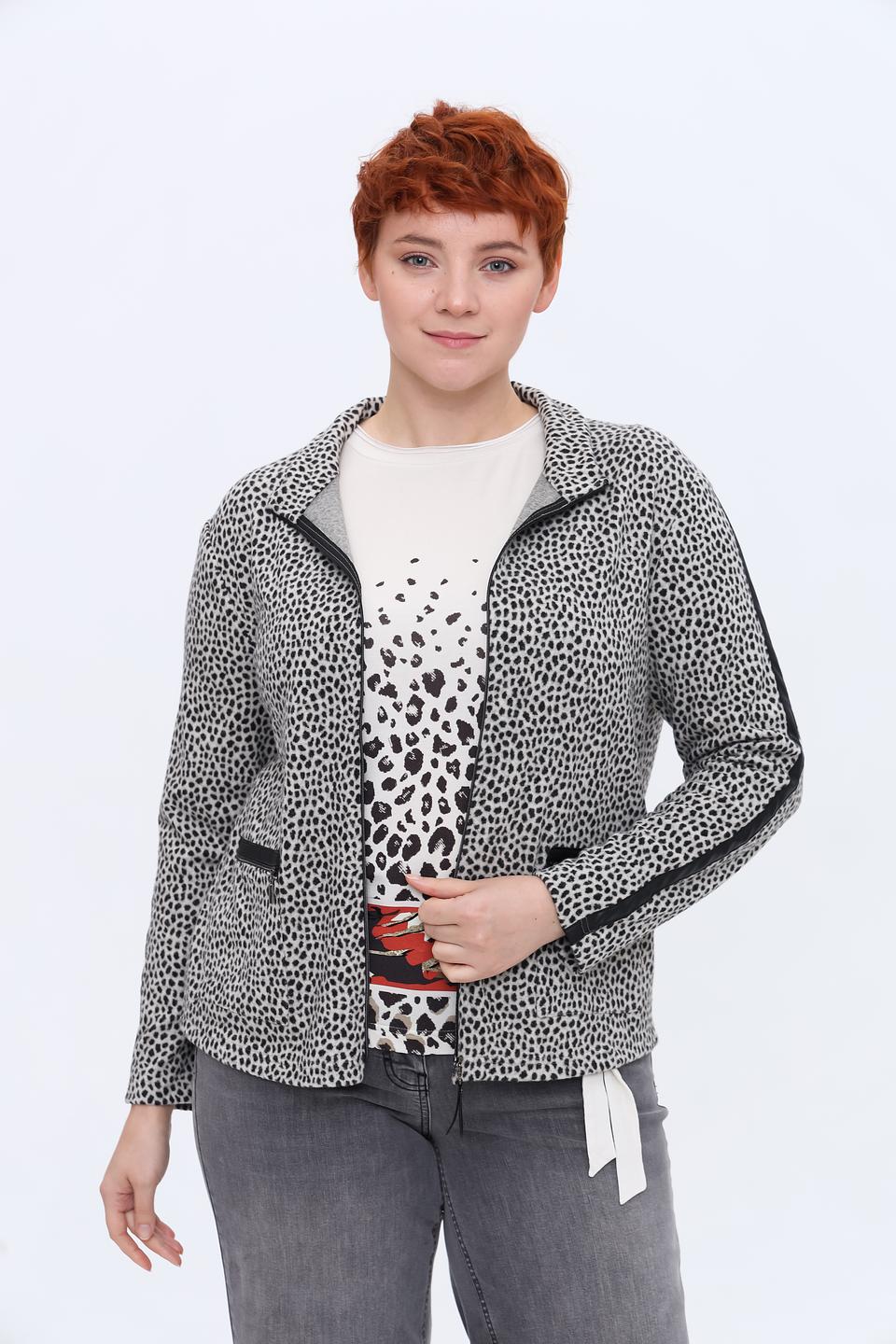 Жакет Frank Walder с леопардовым принтом
