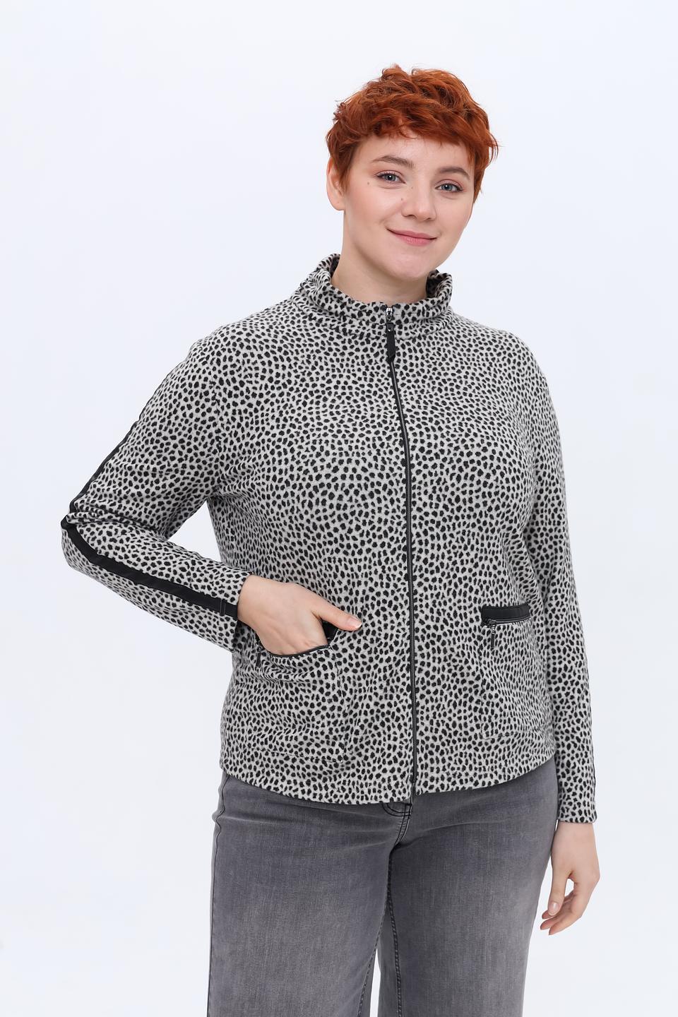 Жакет Frank Walder с леопардовым принтом