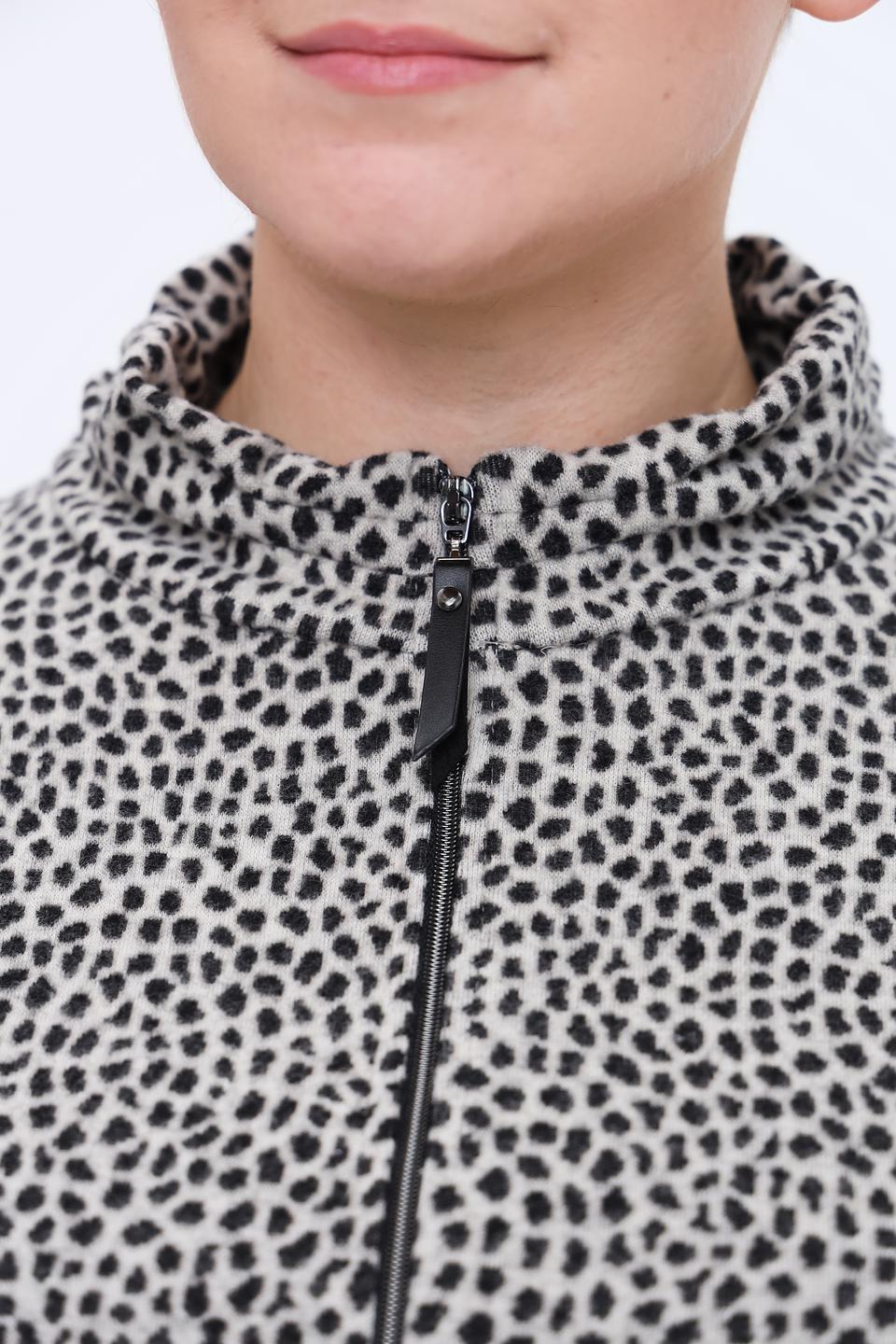 Жакет Frank Walder с леопардовым принтом