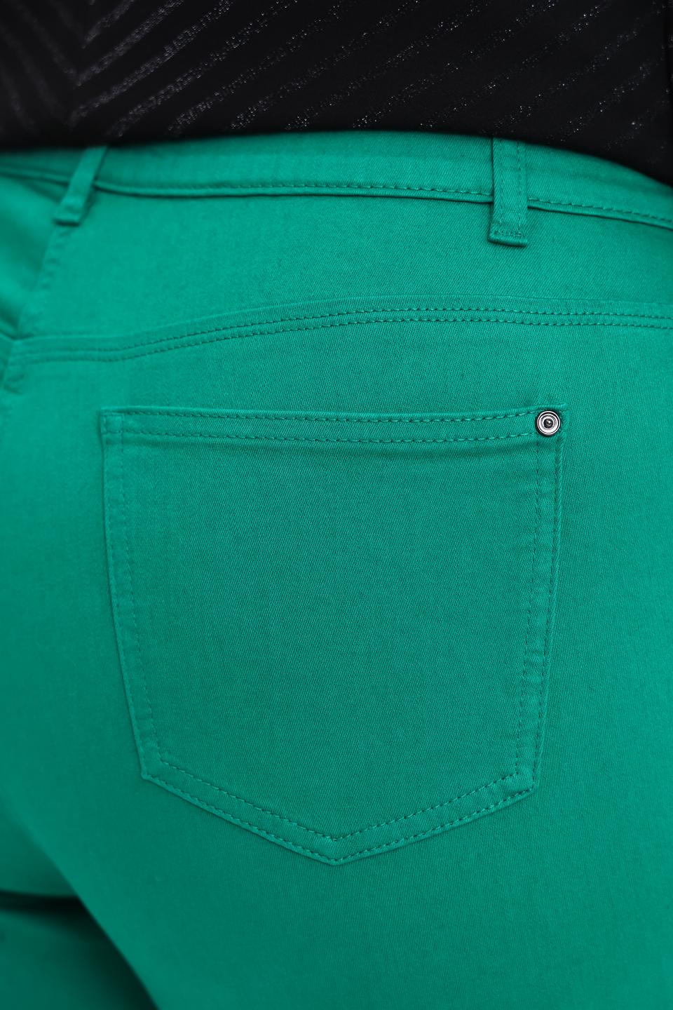 Джинсы Samoon изумрудные