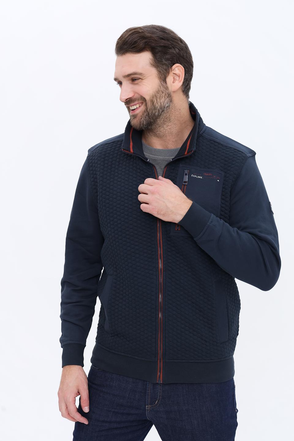 Кардиган Casa Moda стеганый синий