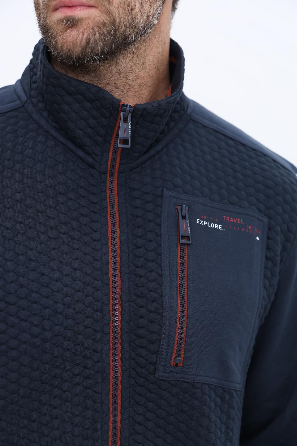 Кардиган Casa Moda стеганый синий