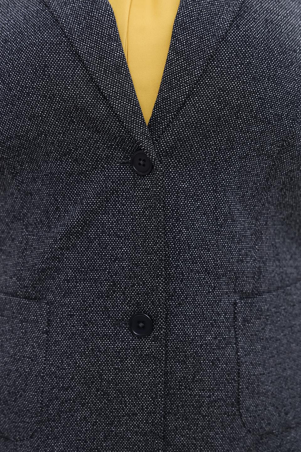 Жакет Lebek в клетку серый