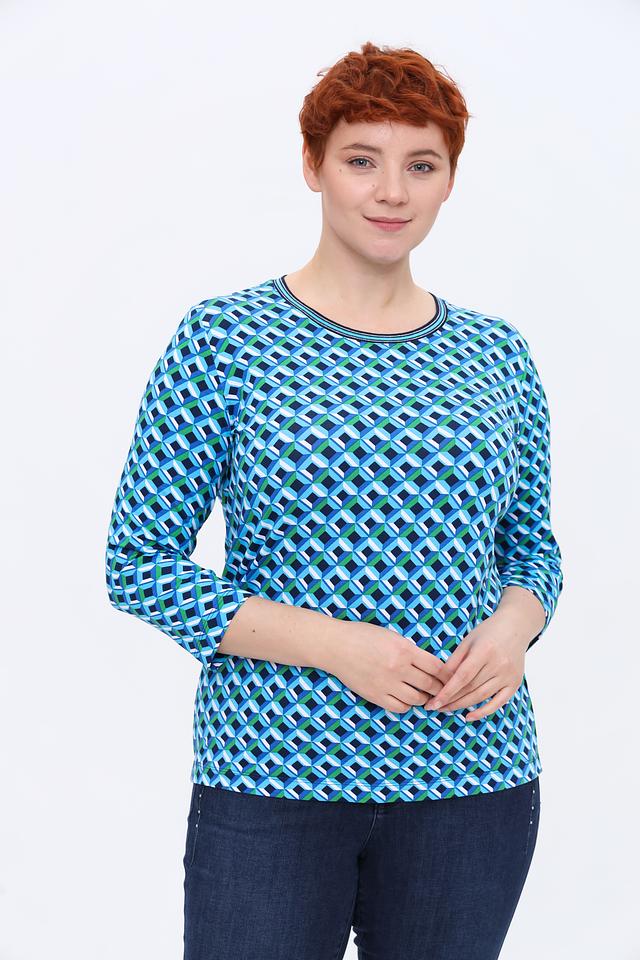 Лонгслив Rabe collection с геометрическим принтом