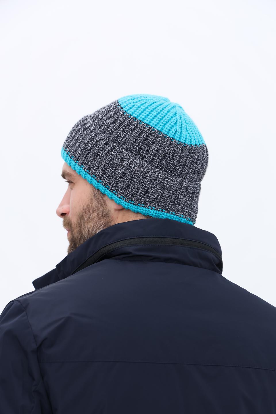 Шапка Marhatter вязаная бирюзовая