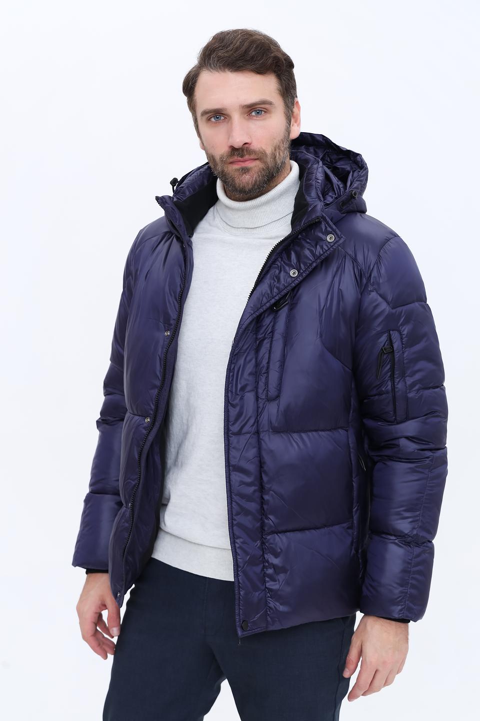 Куртка Pezzo стеганая синяя