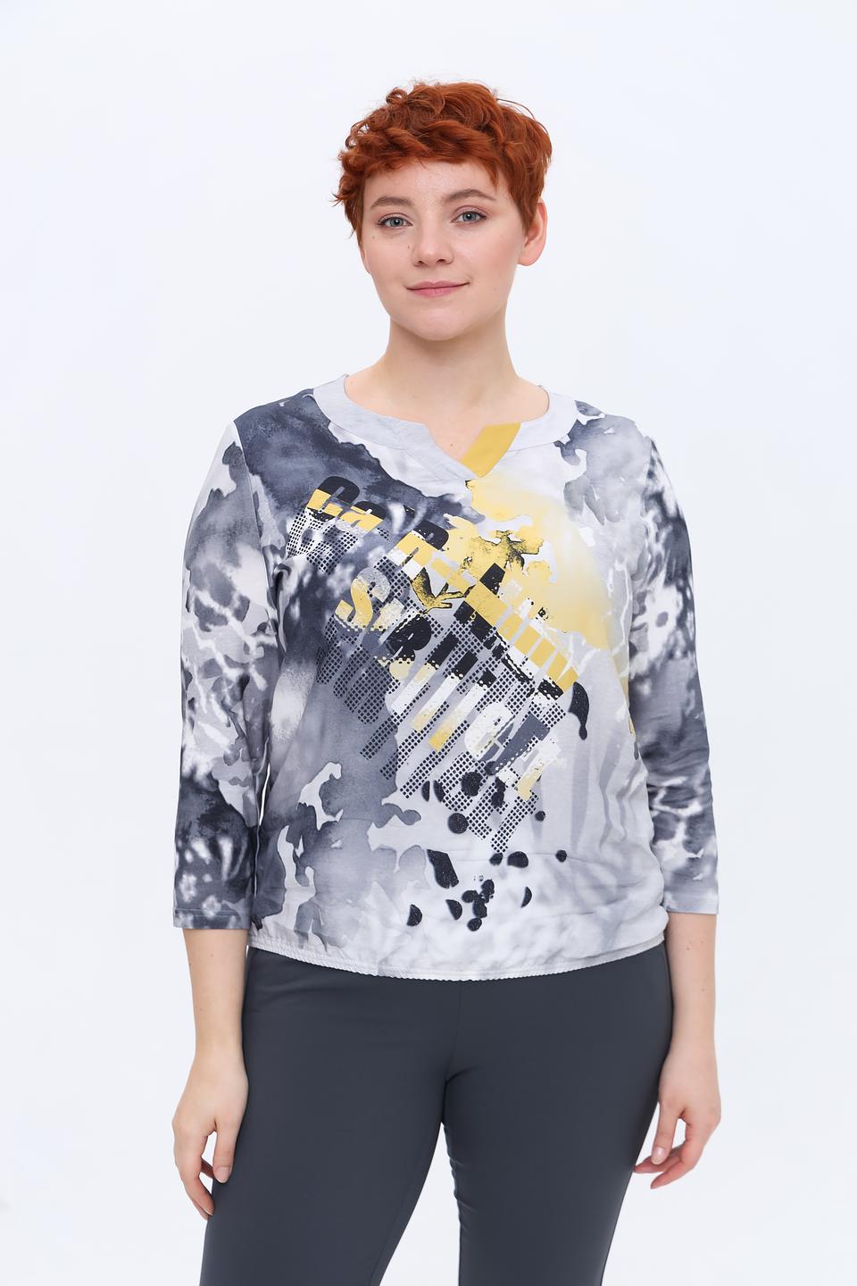 Лонгслив Frank Walder с принтом