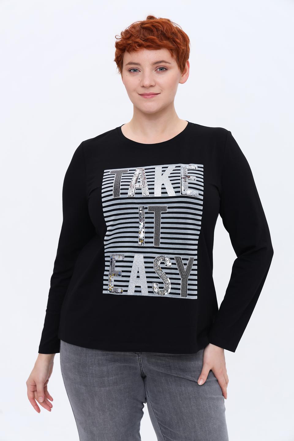 Лонгслив Via Appia с принтом