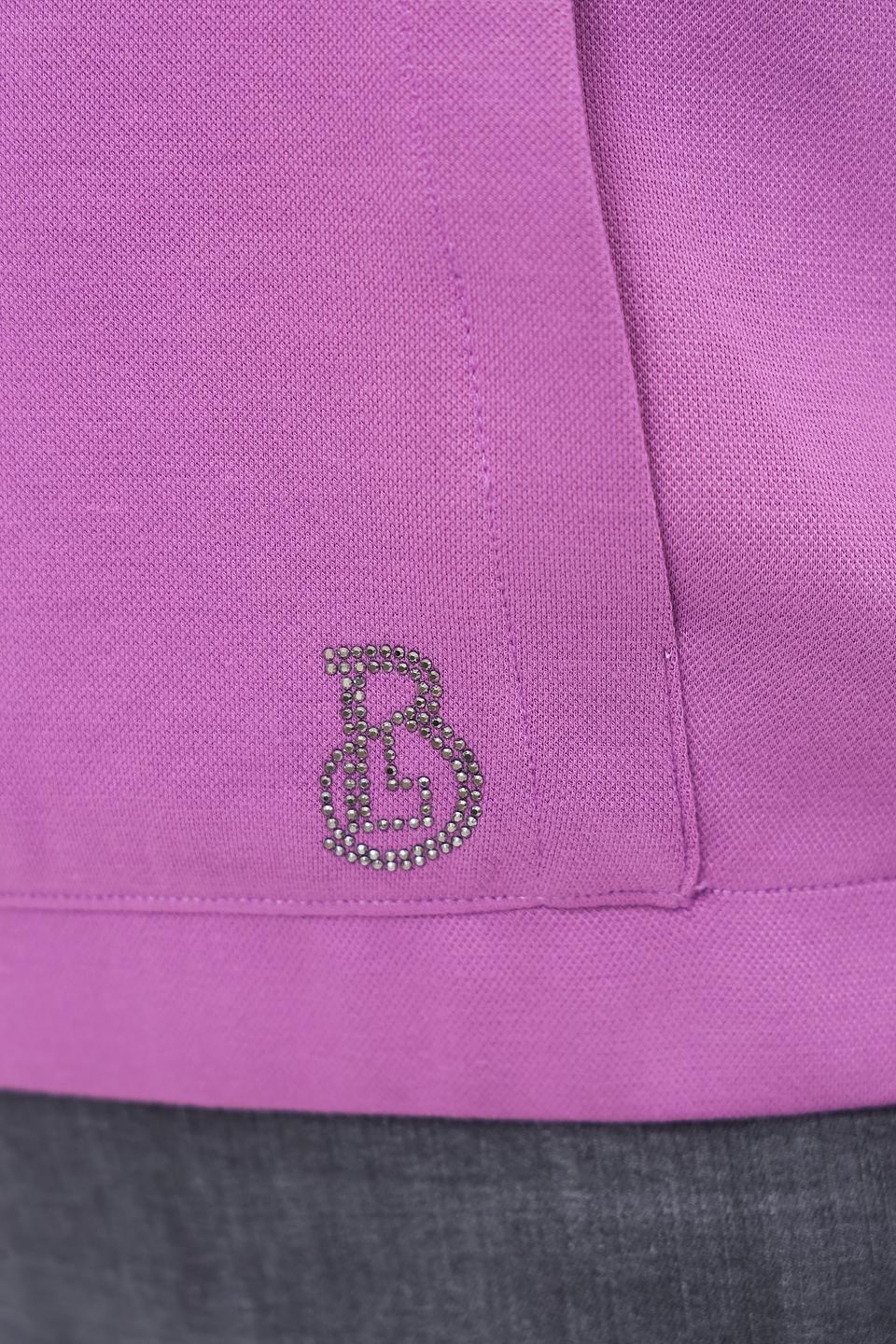 Толстовка Lebek на молнии лавандовая