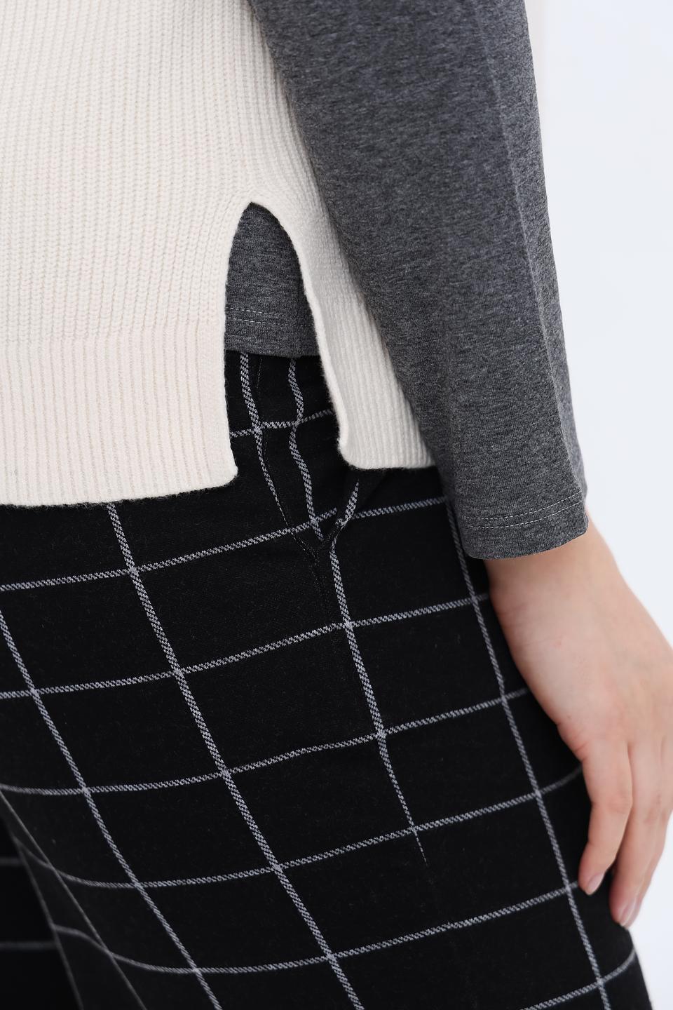 Жилет Lecomte кремовый с молнией