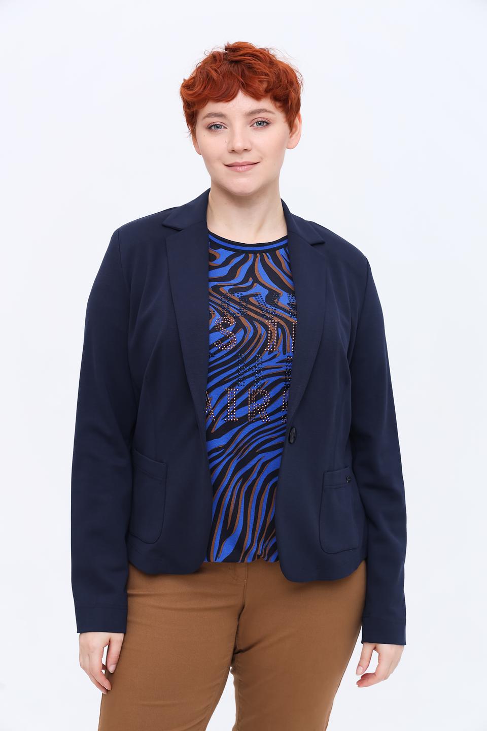 Жакет Erfo приталенный синий