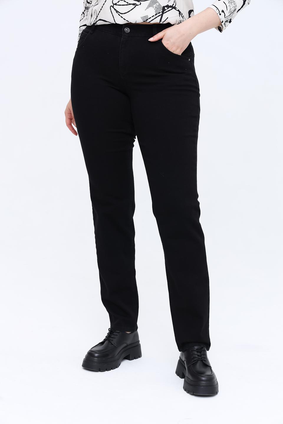 Джинсы Gardeur чёрные прямые