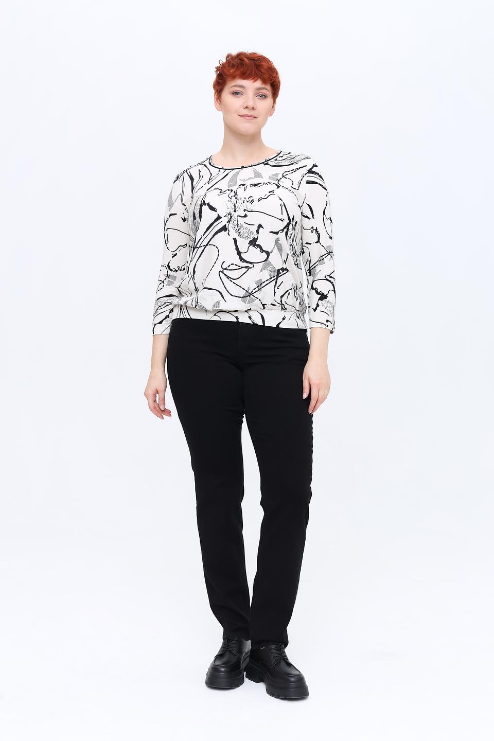 Джинсы Gardeur чёрные прямые