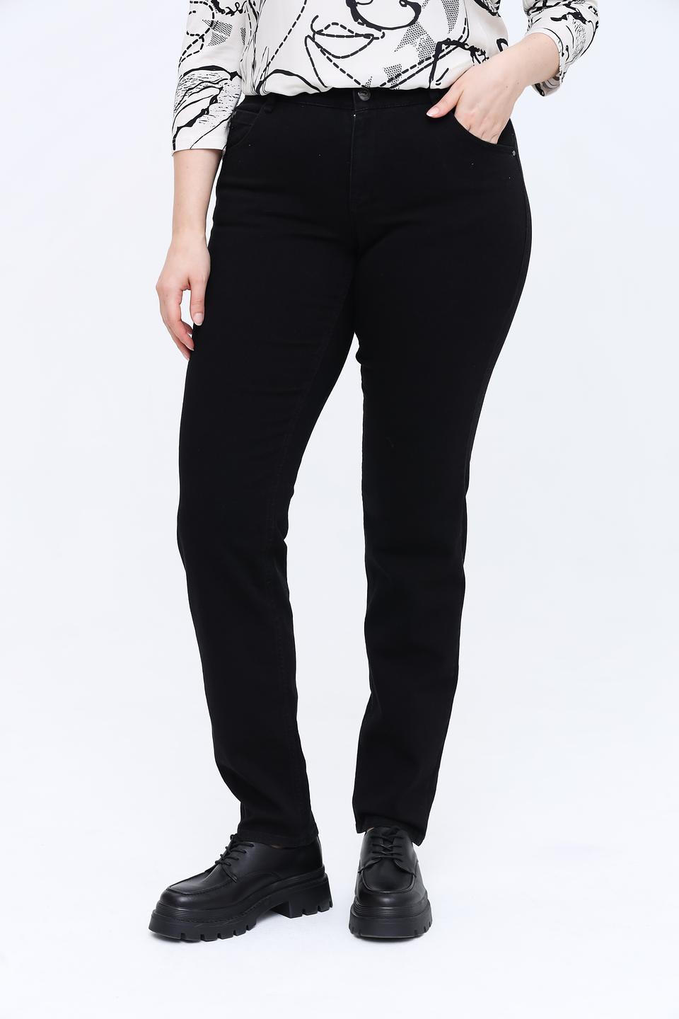 Джинсы Gardeur чёрные прямые