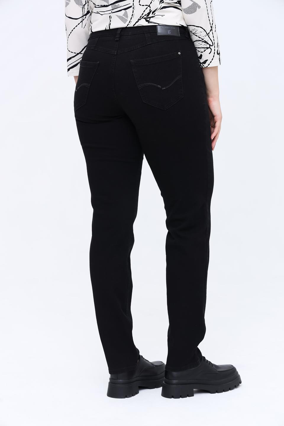 Джинсы Gardeur чёрные прямые