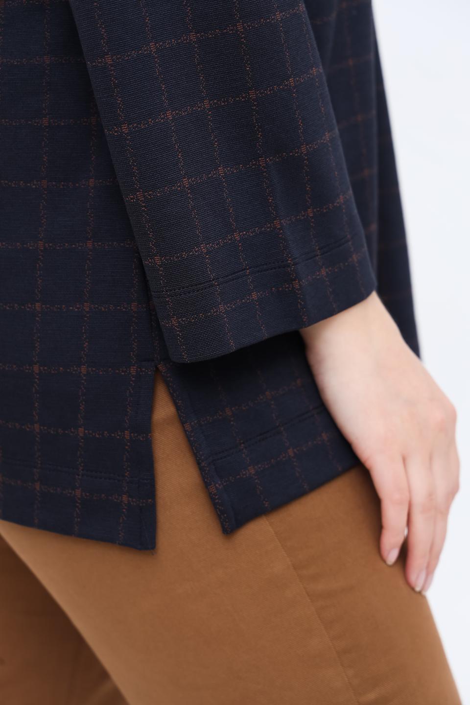 Блуза Frapp в клетку