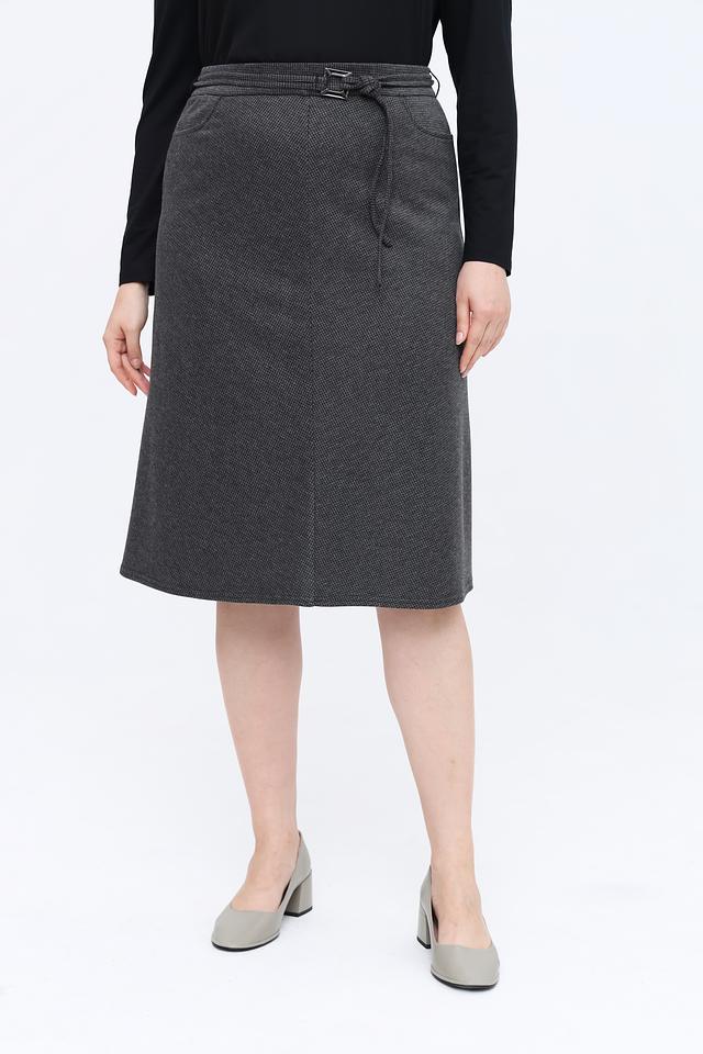 Юбка Frank Walder с запахом серая