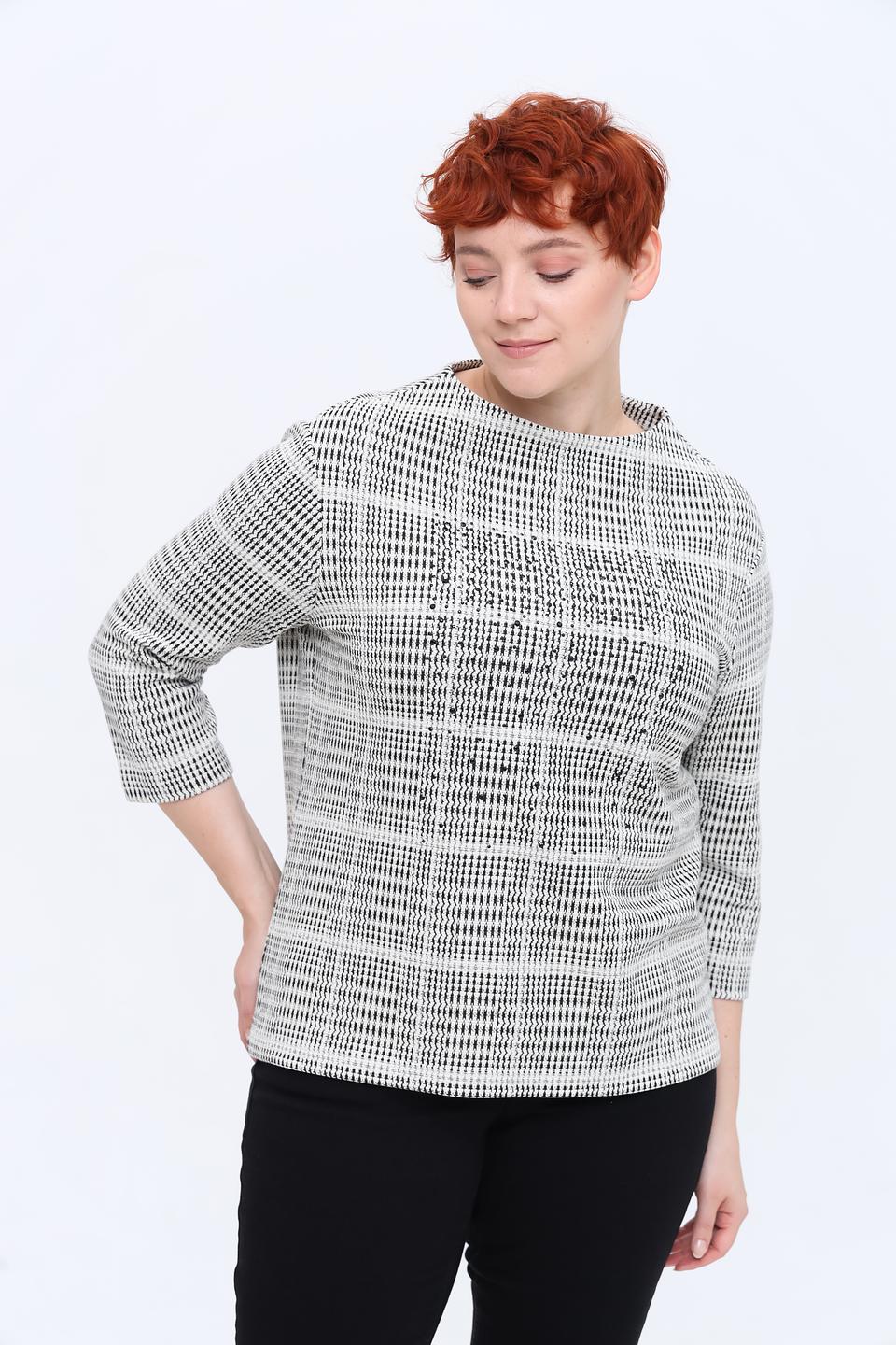 Пуловер Rabe collection в клетку