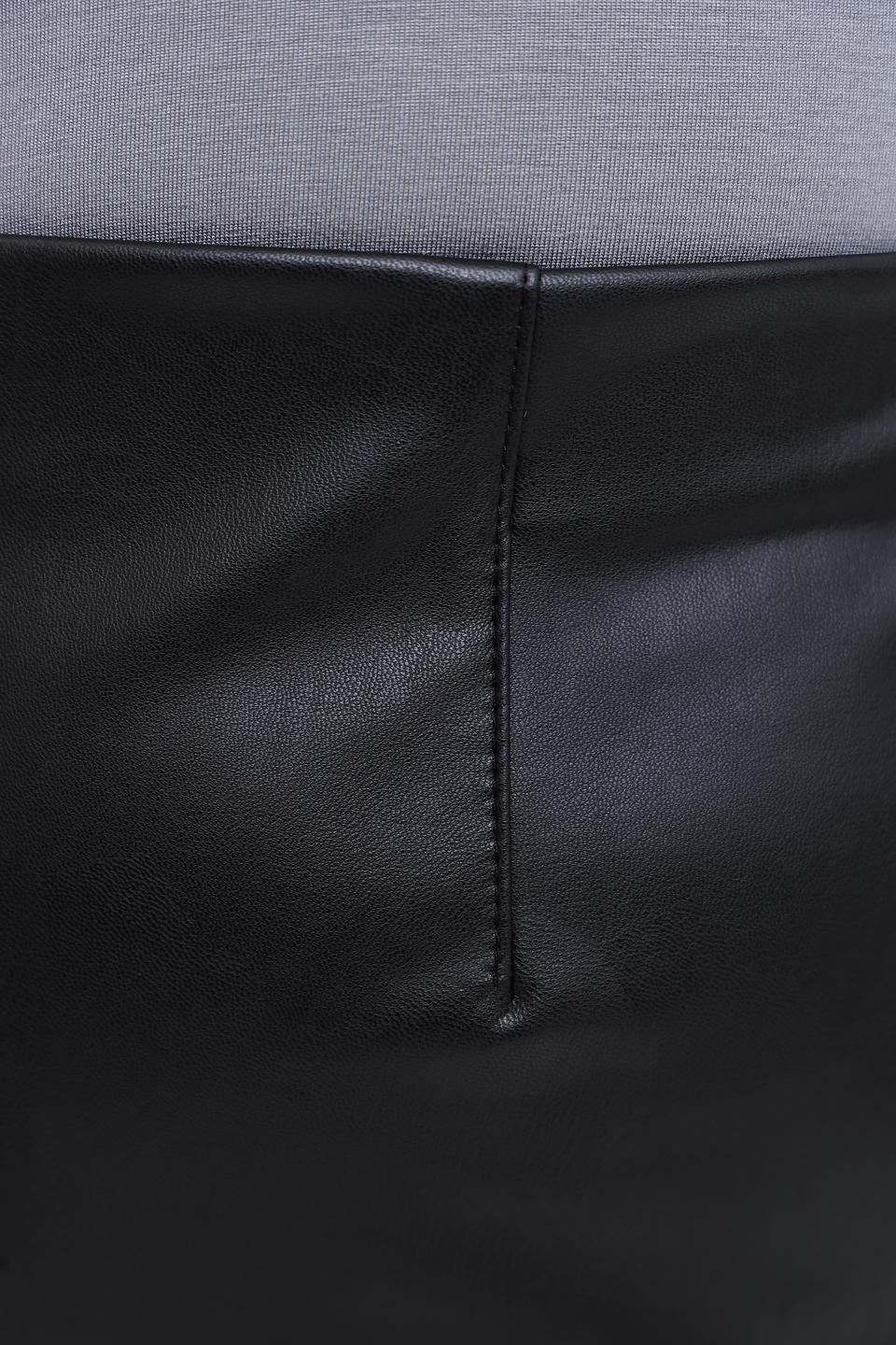 Юбка Frank Walder из экокожи чёрная