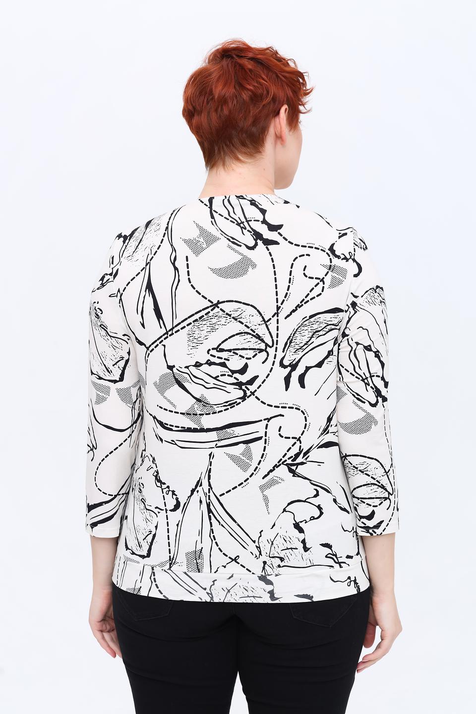 Блуза Frank Walder с принтом