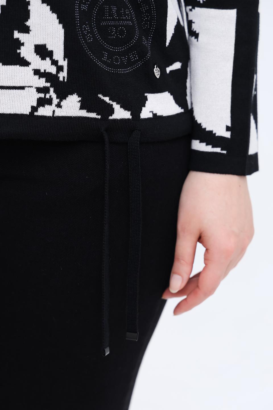 Пуловер Rabe collection с цветочным принтом