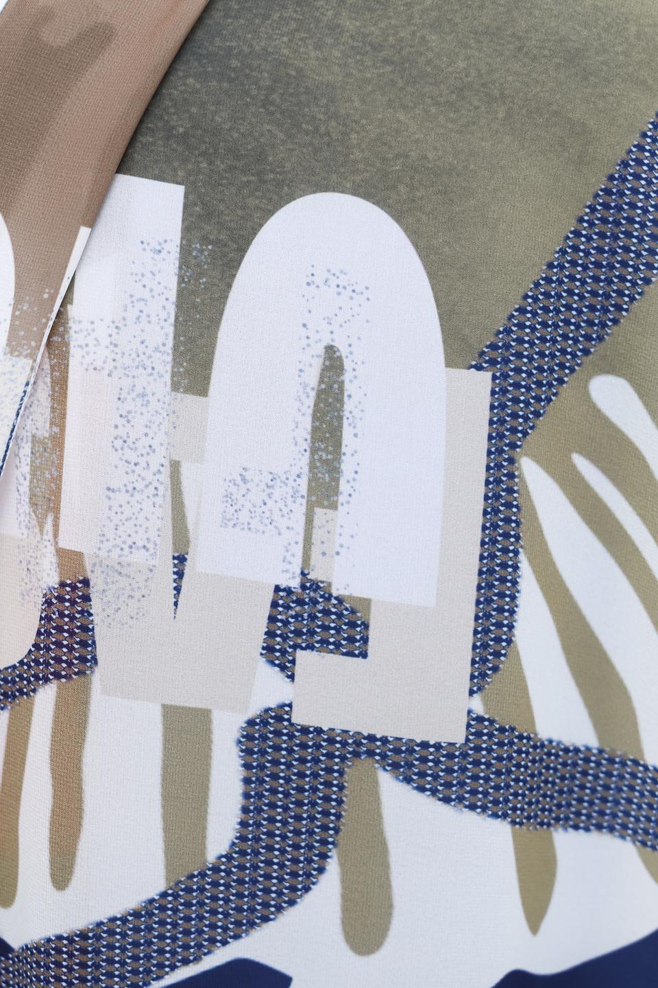 Шарф Frank Walder с тропическим принтом