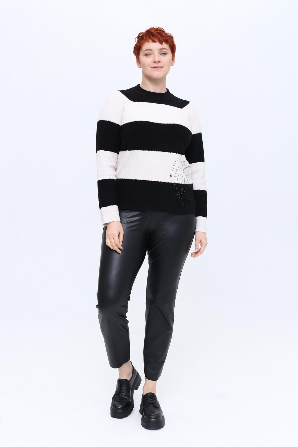 Брюки Frank Walder из экокожи чёрные