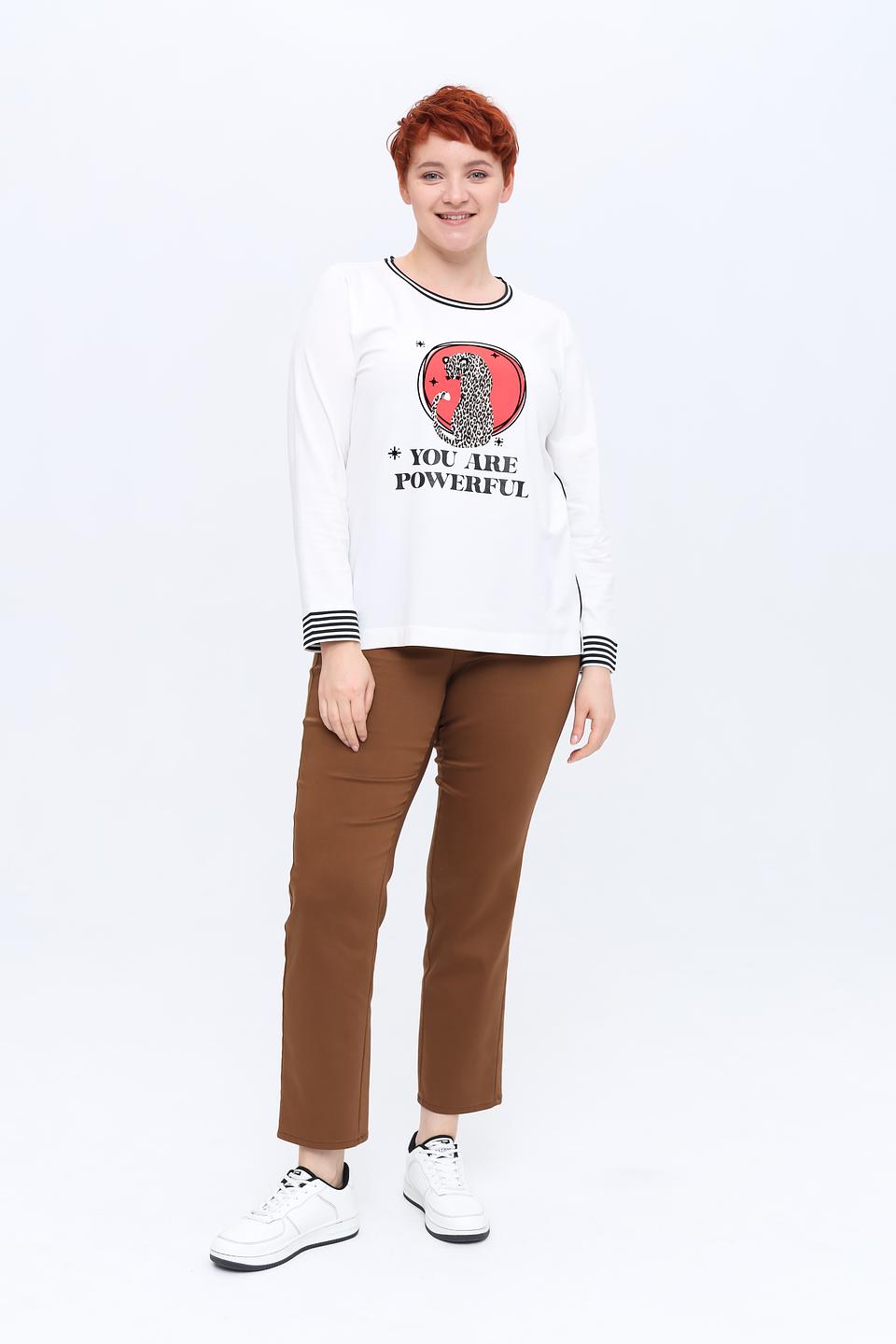 Лонгслив Frapp с принтом