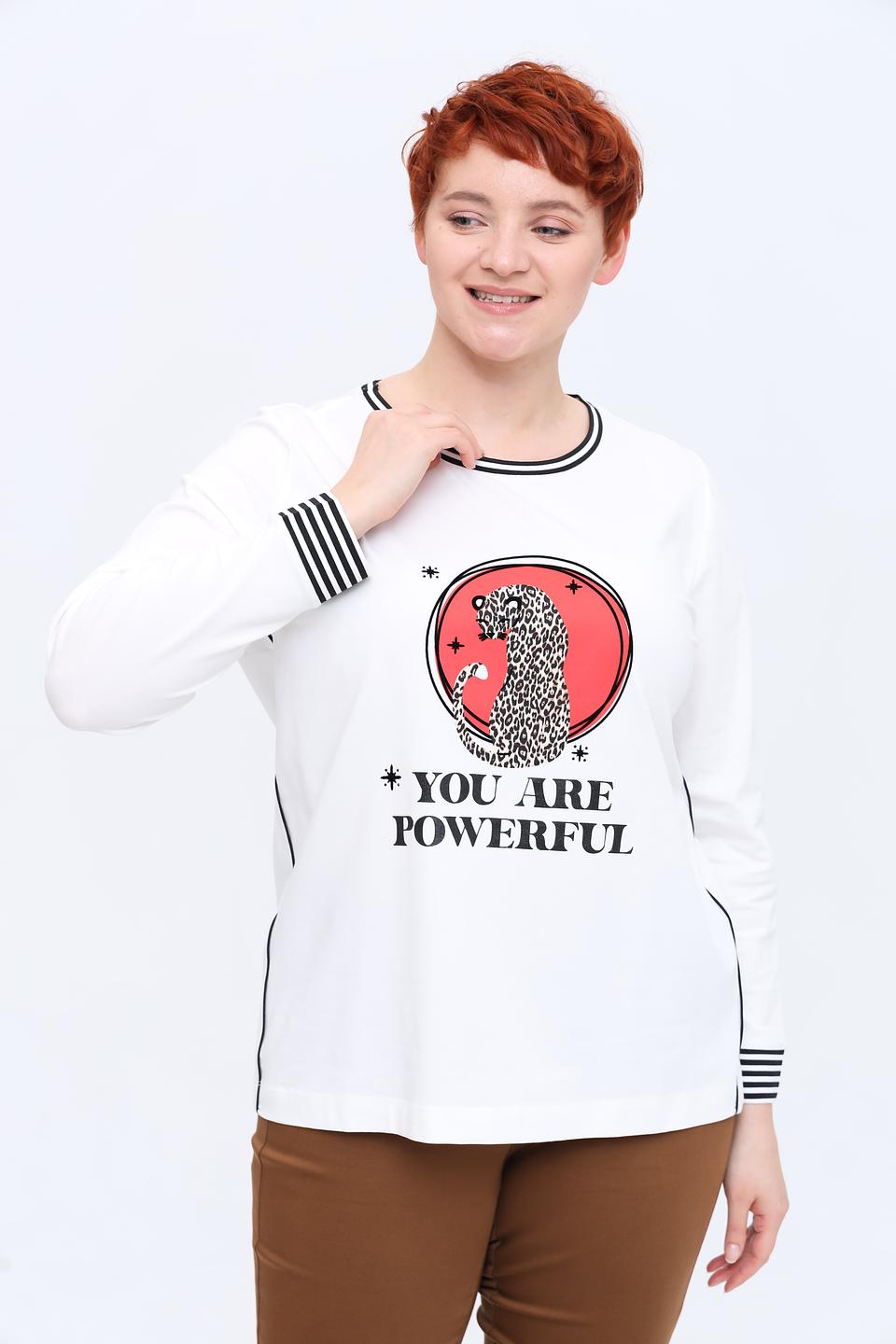 Лонгслив Frapp с принтом