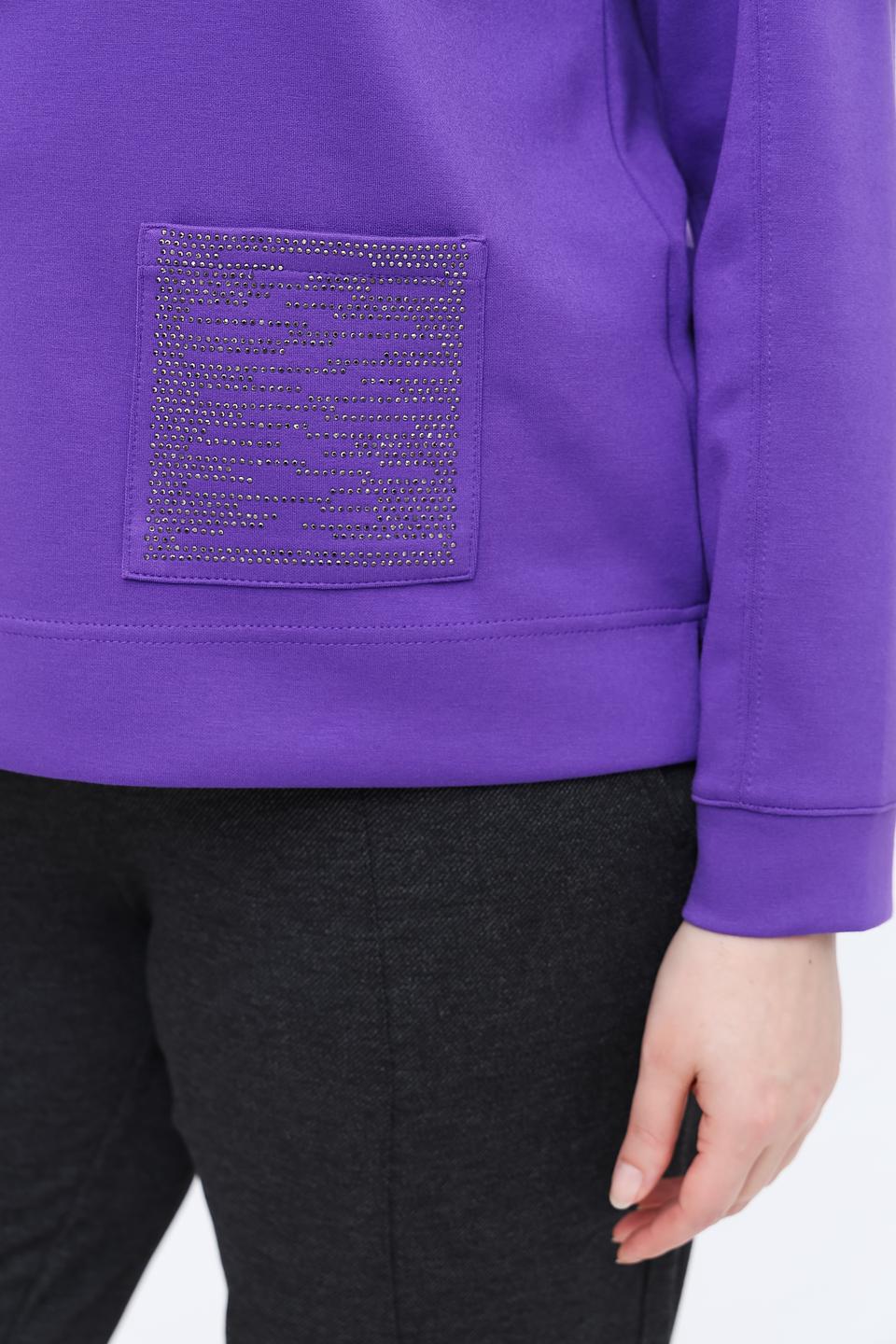 Пуловер Rabe collection фиолетовый