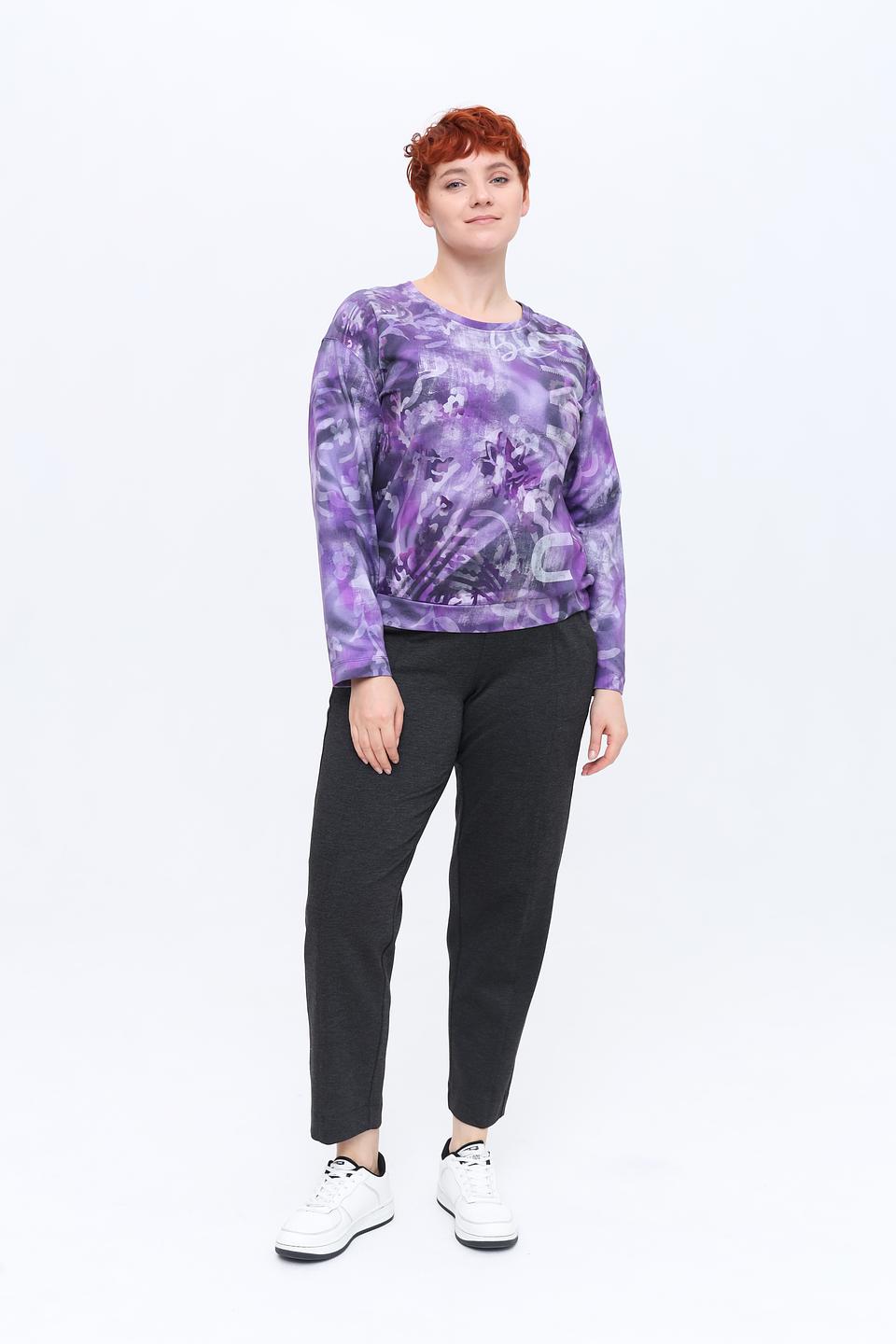 Лонгслив Rabe collection с цветочным принтом