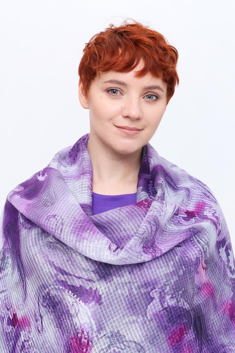 Шарф Rabe collection с цветочным принтом