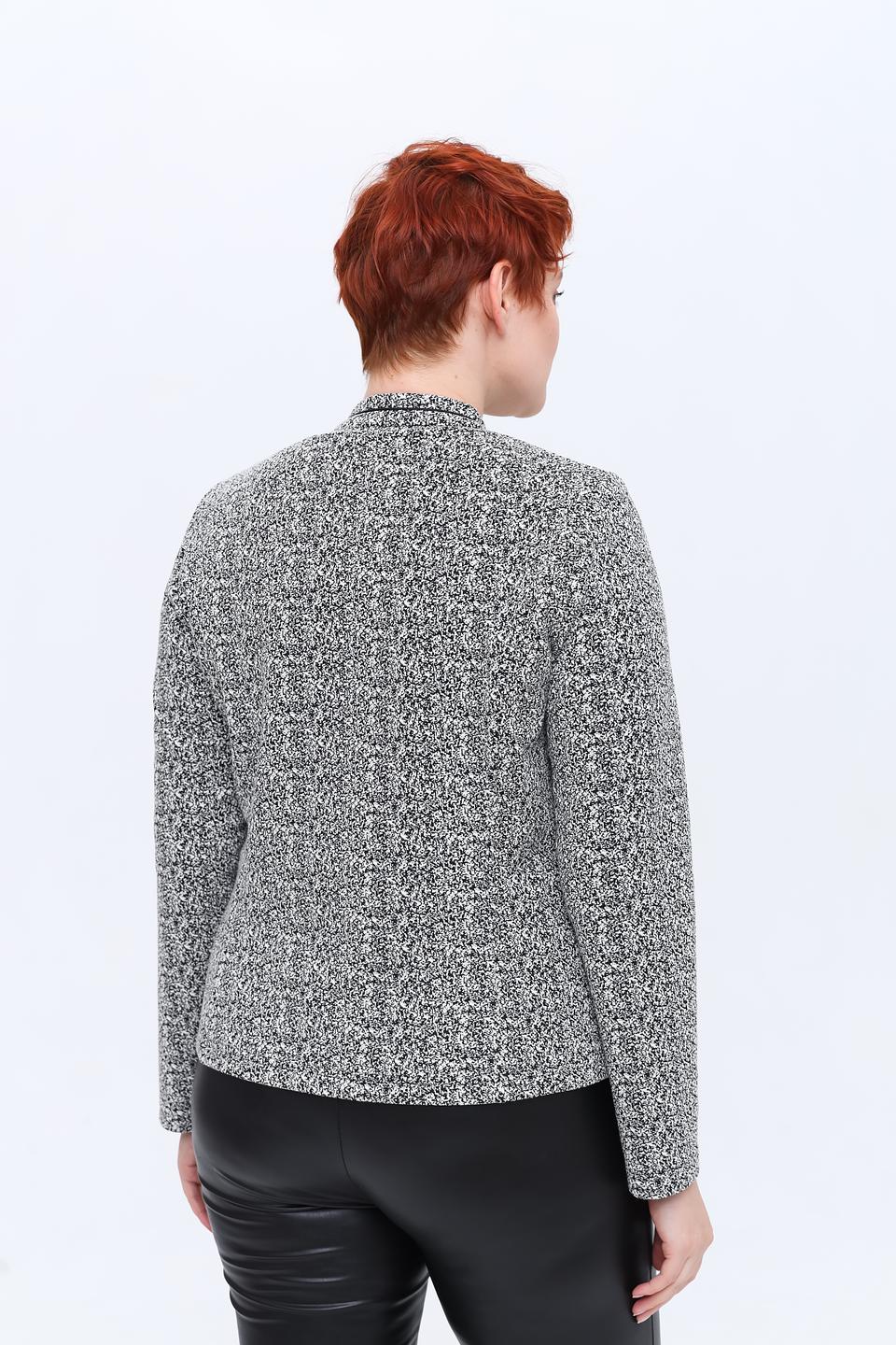 Жакет Frank Walder в клетку серый